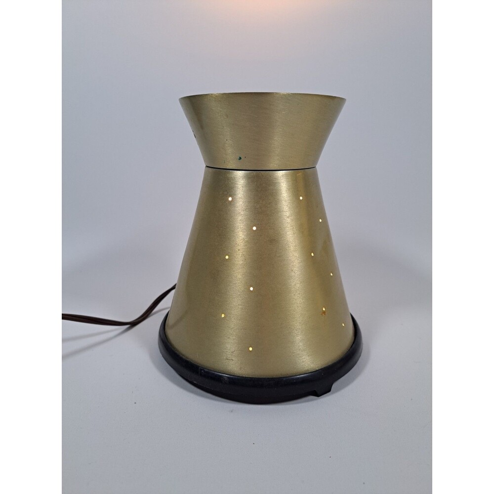 Underwriters Laboratories Starlight Gold Lava Lamp Base VTG Bulb - READ 70 Retro